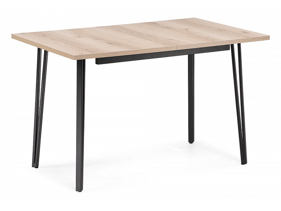 раскладной Денвер Лофт 120 25 мм дуб делано светлый / черный матовый