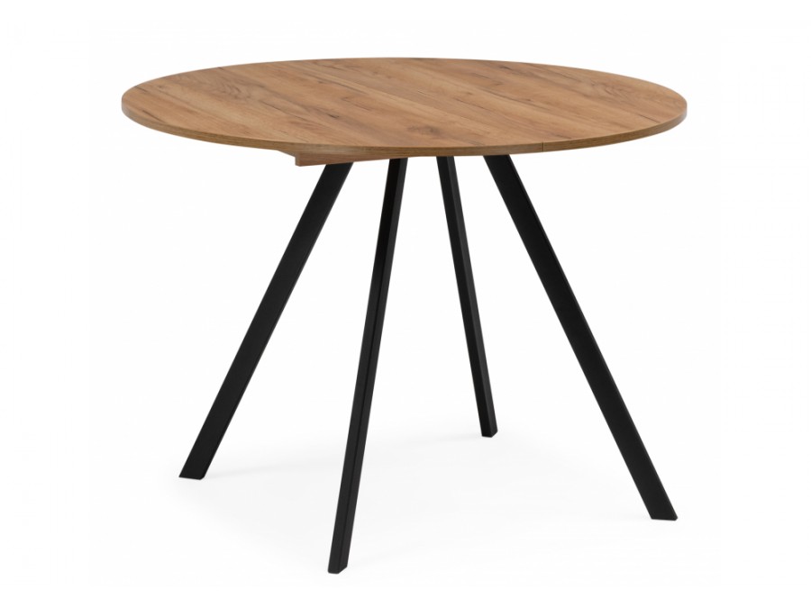 Курт 90 / 130 дуб крафт золотой / черный матовый