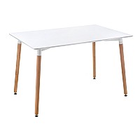 Стол деревянный Table 110х70х73 white / wood
