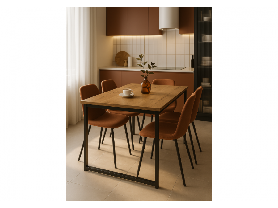 Лиман 117 (157) x 77 дуб крафт золотой / черный матовый