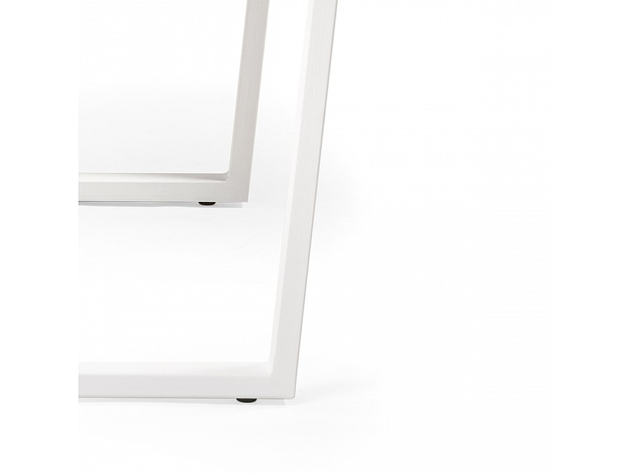 Стол деревянный Лота Лофт 120х74х75 25 мм дуб вотан / матовый белый