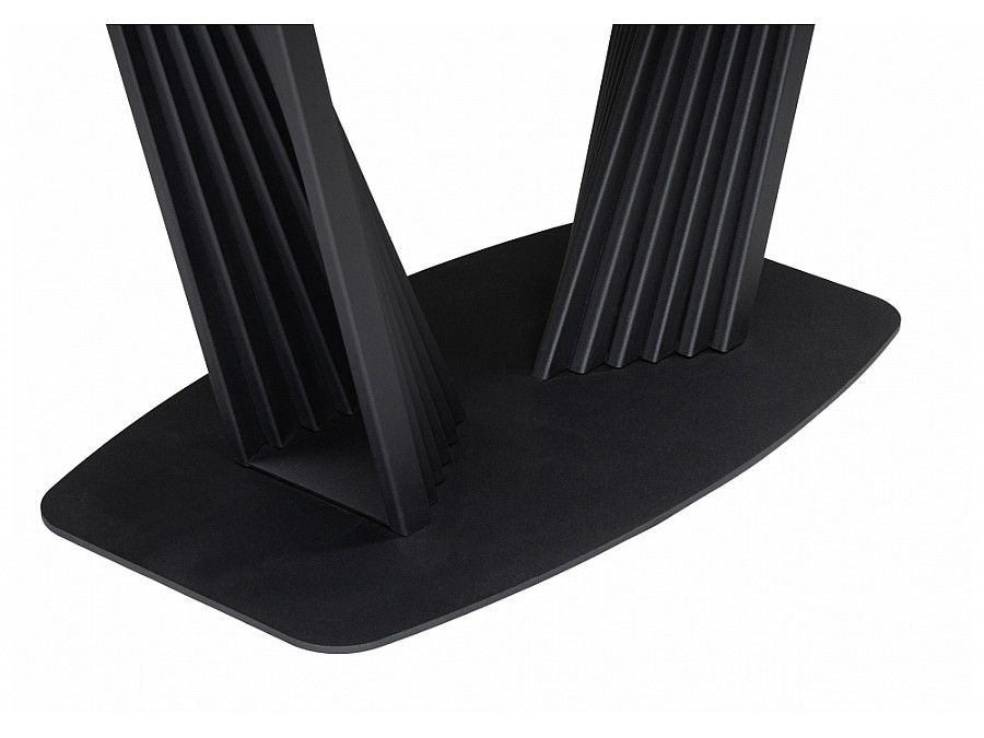 Вейл 140(180)х80 белый мрамор snow white / черный