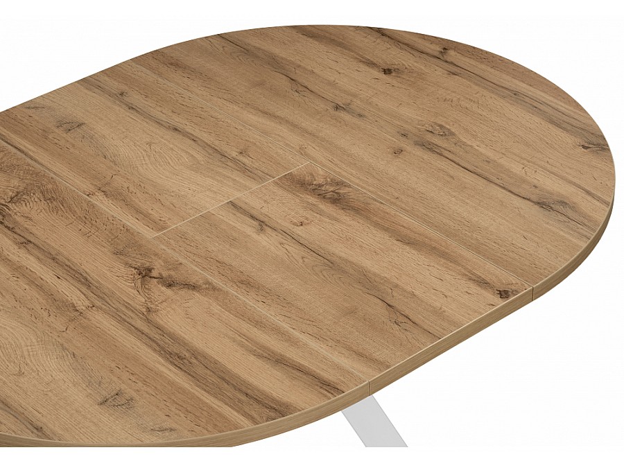 Трейси 90(120)х90х75 дуб вотан / белый