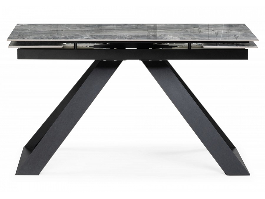 Керамический стол Гарднер 140(200)х80х76 оробико / черный