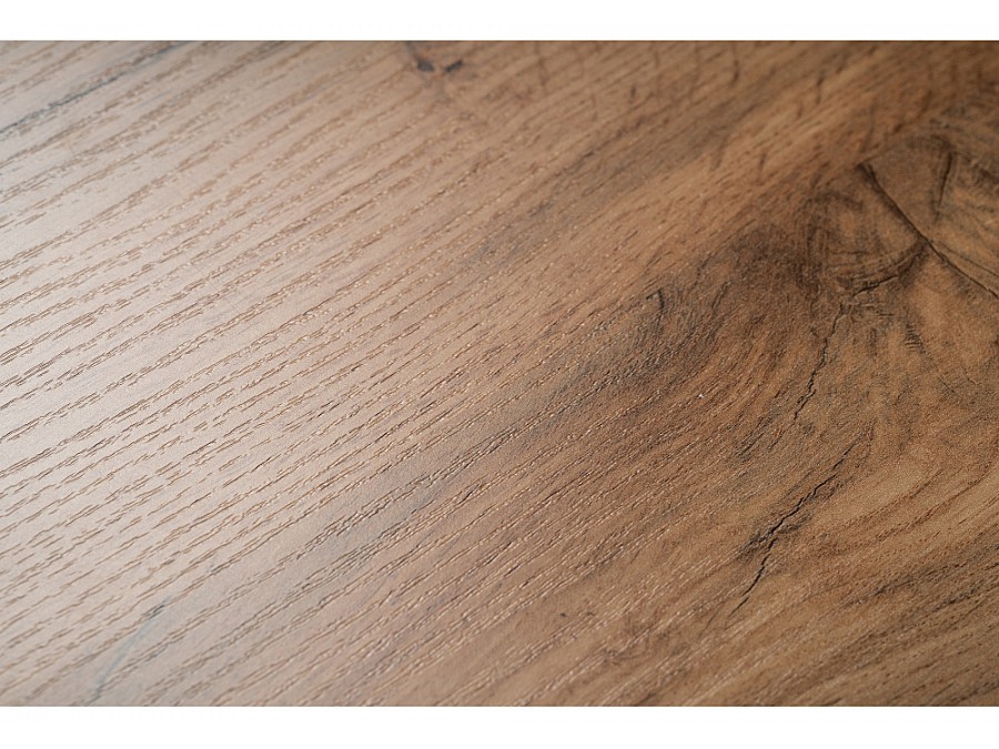 Стол деревянный Тринити Лофт 140x80x75 25 мм дуб вотан / белый матовый