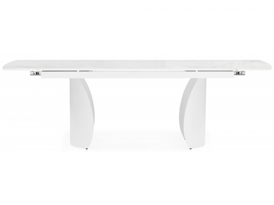 Готланд 180(240)x90 statuario titan gloss / белый