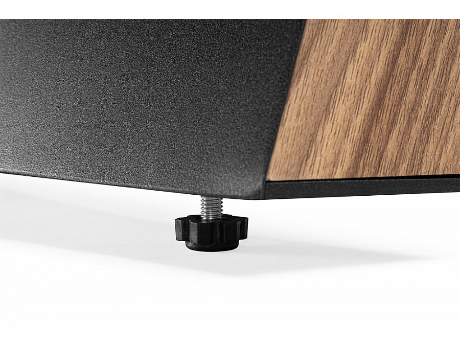 Симмонс 180(260)x90 statuario titan gloss / черный / орех дуб монтана