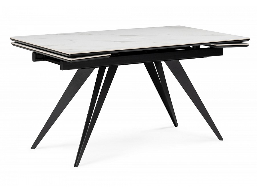 Дарвин 140(200)х80 белый мрамор snow white / черный