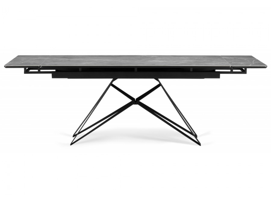 Блэкберн 140(200)х80 серый мрамор larka grey / черный