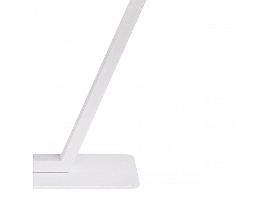 Керамический стол Бугун 120(160)х80х77 белый мрамор с прожилками / белый