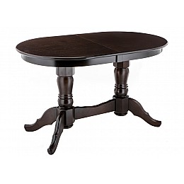 Стол деревянный Деон 130(165)х80х79 шоколад