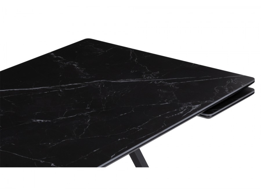 Вилсон 160(220)х89 черный мрамор shakespeare black / черный