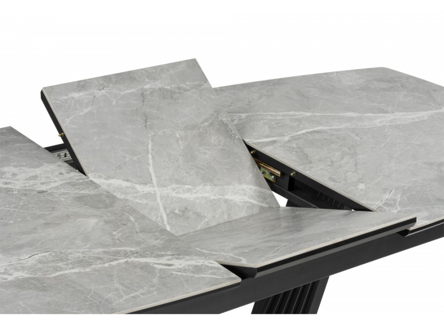 Вейл 140(180)х80 larka grey / черный