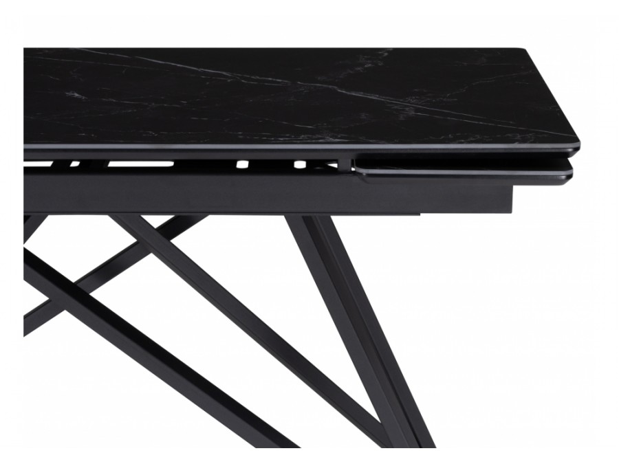 Вилсон 160(220)х89 черный мрамор shakespeare black / черный