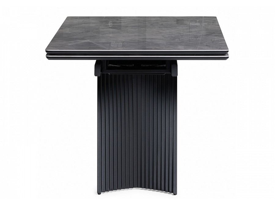 Вейв 160(220)х89х75 серый мрамор baolai / черный