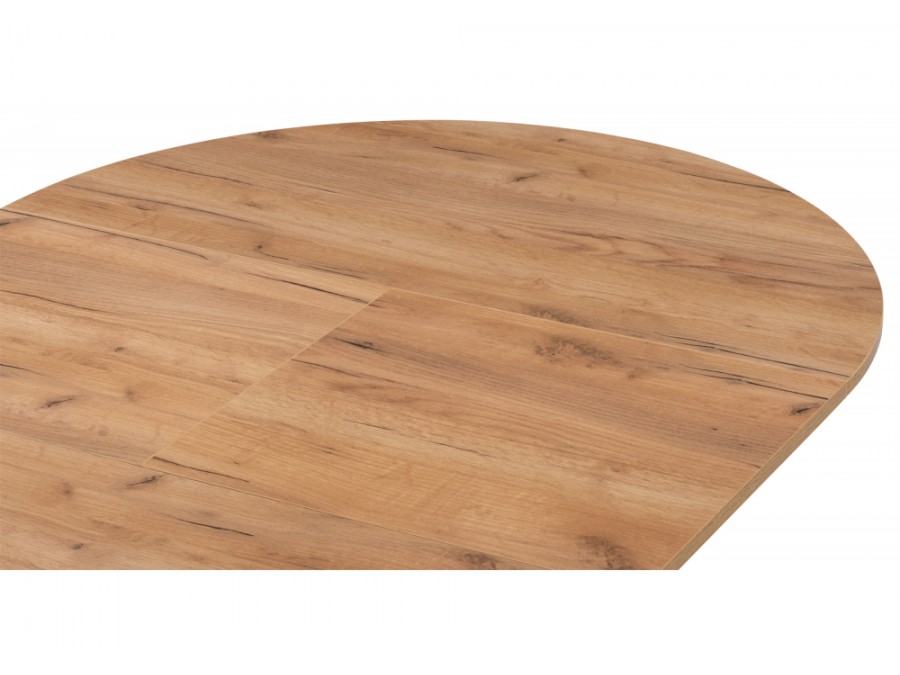 Орион 90 / 130 дуб крафт золотой / черный матовый