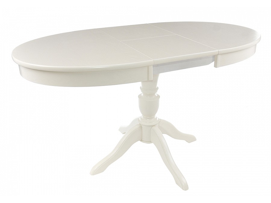 Стол деревянный Arno 106(141)х75х76 без патины / молочный