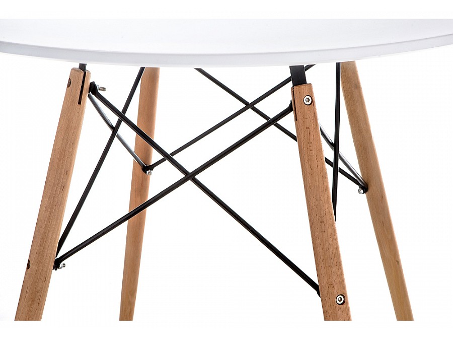 Стол деревянный Table 80х72 white / wood