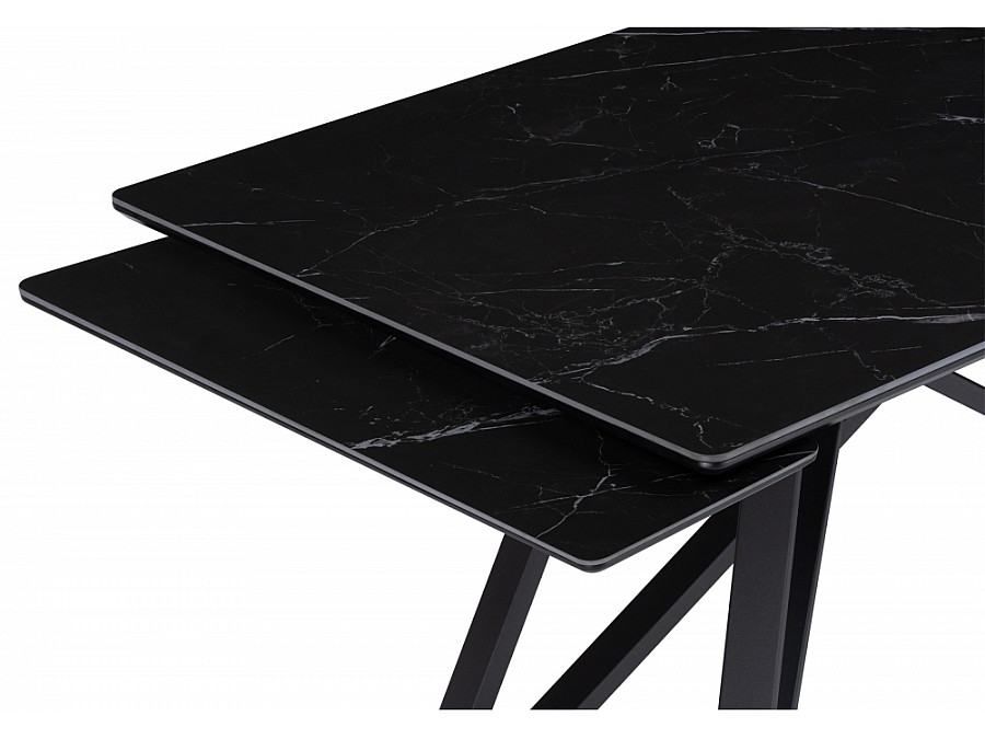 Вилсон 140(200)х80 черный мрамор shakespeare black / черный