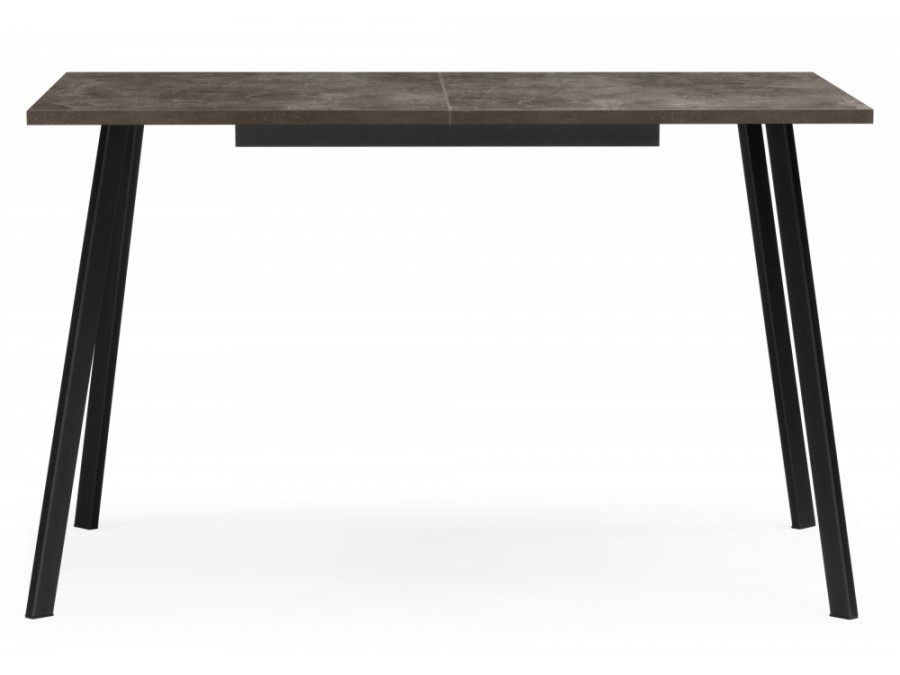 Кортни 117 (157) x 77 бетон темный / черный матовый