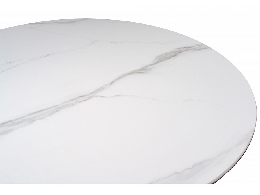 Кэмерон 90х90 белый мрамор snow white / черный