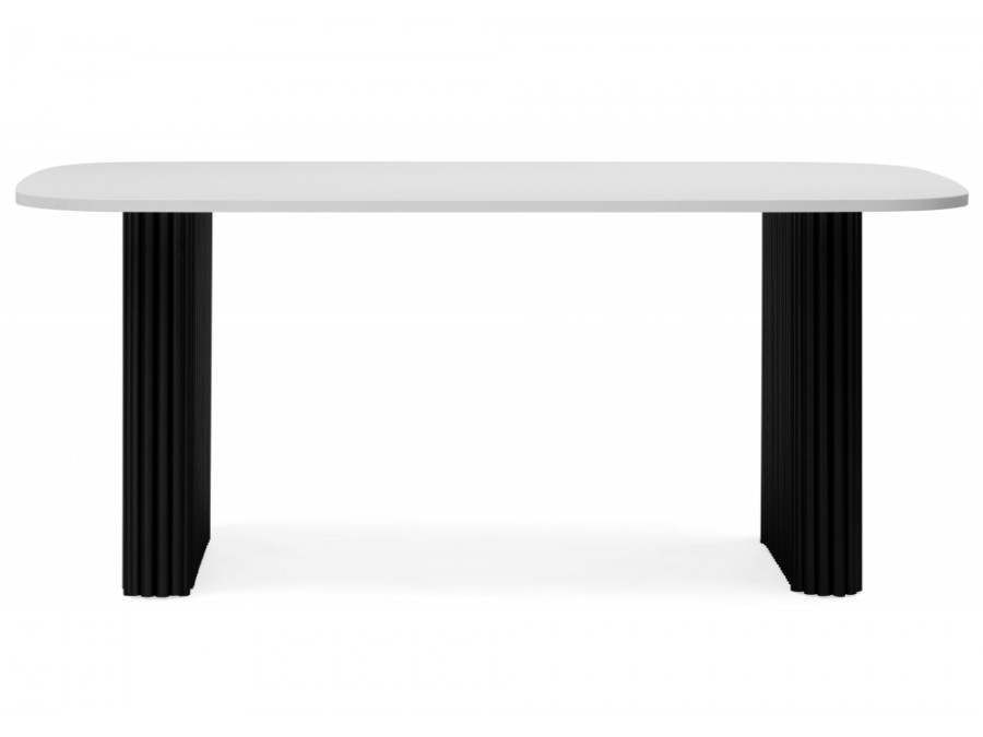 Бавария B 160 х 90 белая пленка шагрень / черный