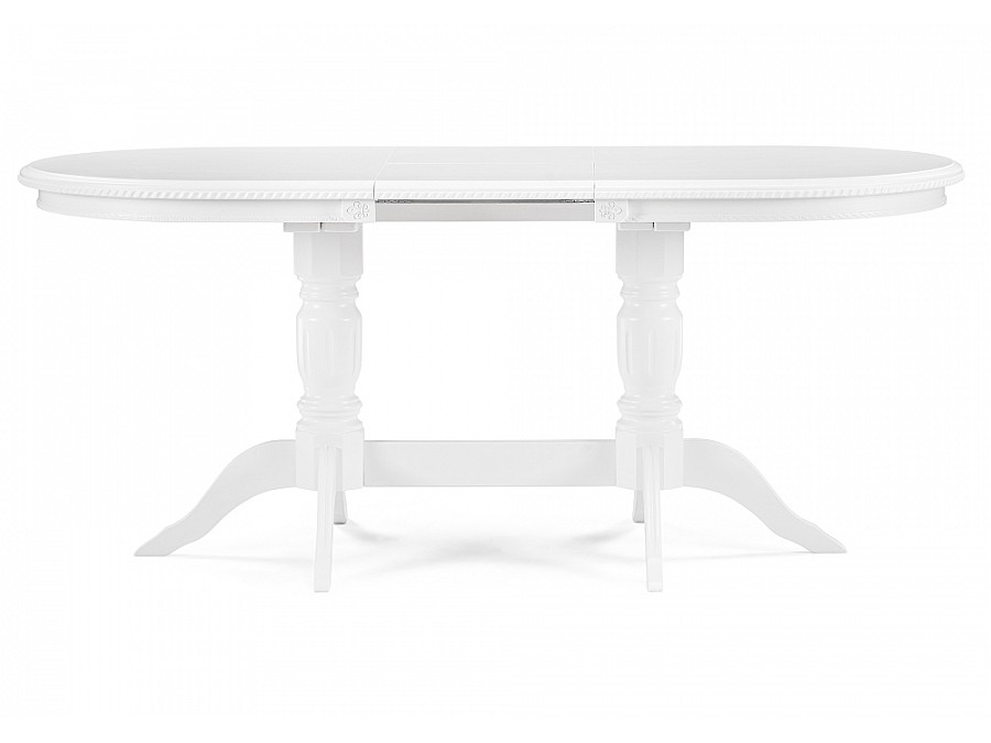 Стол деревянный Эритрин 140(180)х80х77 белый / белый