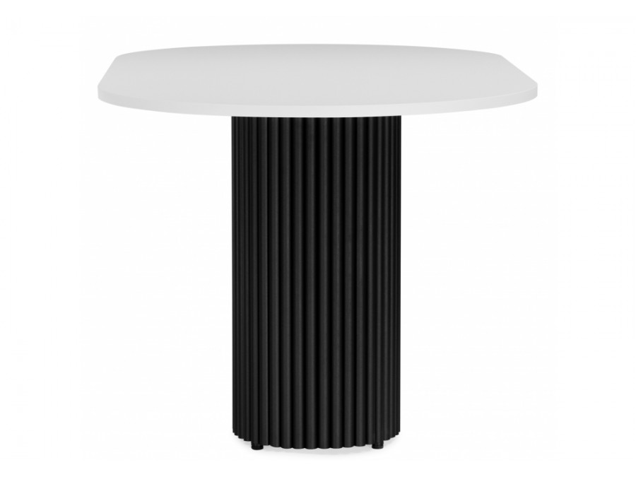 Барон О 200 х 90 белая пленка шагрень / черные ноги