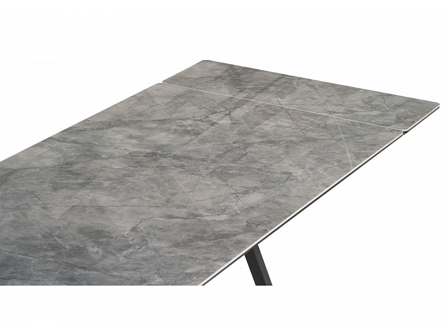 Вилсон 160(220)х89 серый мрамор baolai / черный