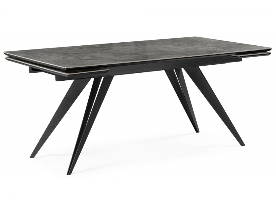 Дарвин 160(220)х89 серый мрамор baolai / черный