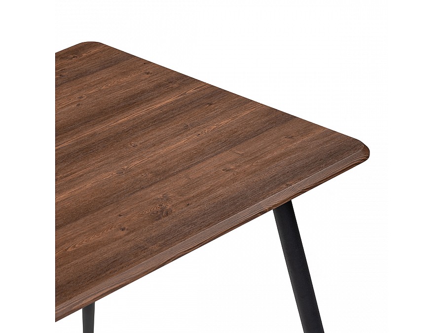 Стол деревянный Кангас 120х80х77 орех кантри / черный