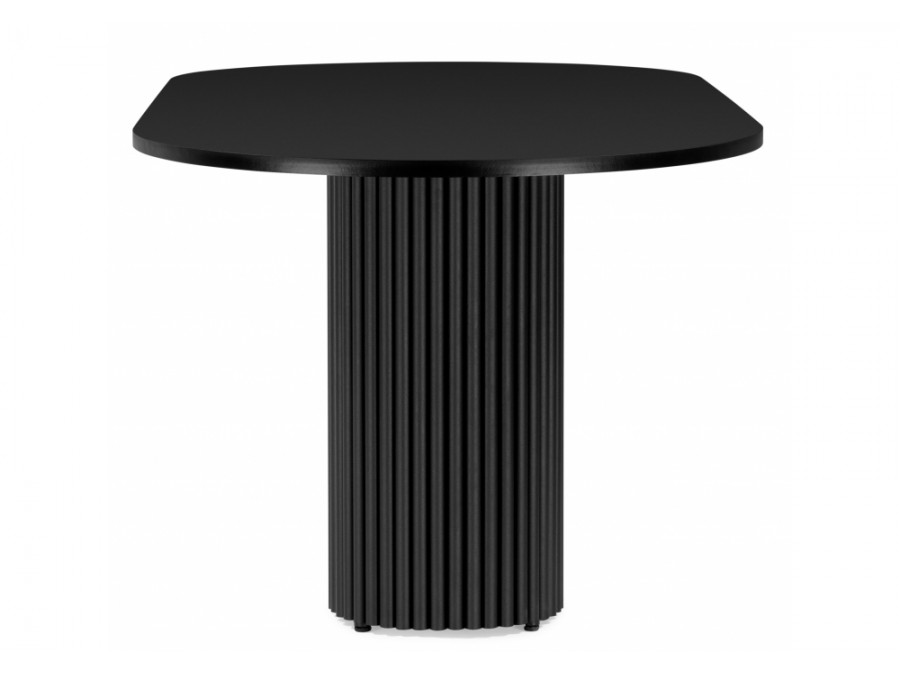 Барон О 200 х 90 черная пленка шагрень / черные ноги