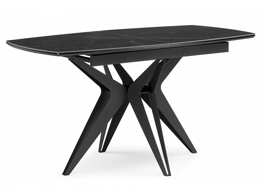 Риполь 140(180)х80 черный мрамор shakespeare black / черный