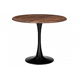 Стол деревянный Тулип 90х73 орех кантри / черный