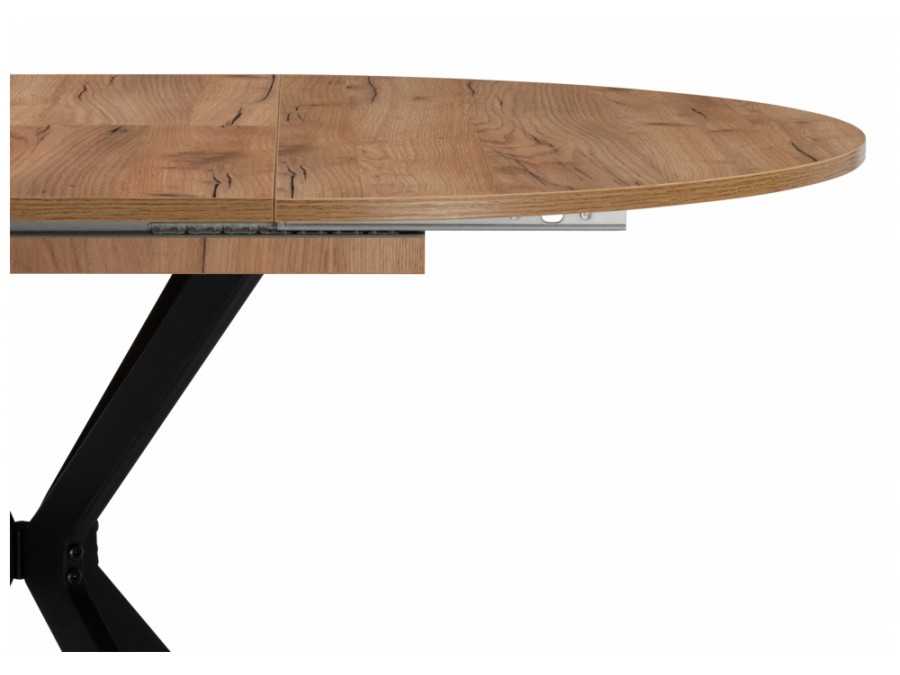 Орион 90 / 130 дуб крафт золотой / черный матовый