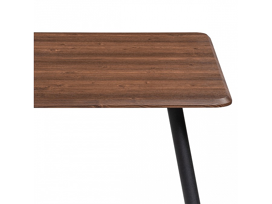 Стол деревянный Кангас 120х80х77 орех кантри / черный