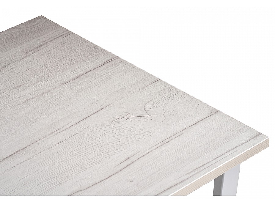 Стол деревянный Лота Лофт 140х80х75 25 мм юта / белый матовый