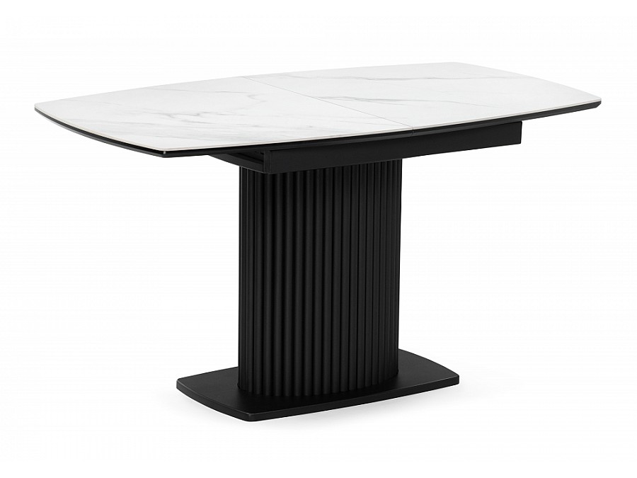 Фестер 140(180)х80 белый мрамор snow white / черный