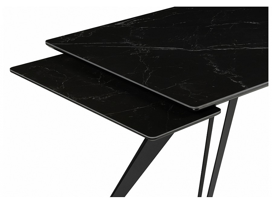 Дарвин 140(200)х80 черный мрамор shakespeare black / черный