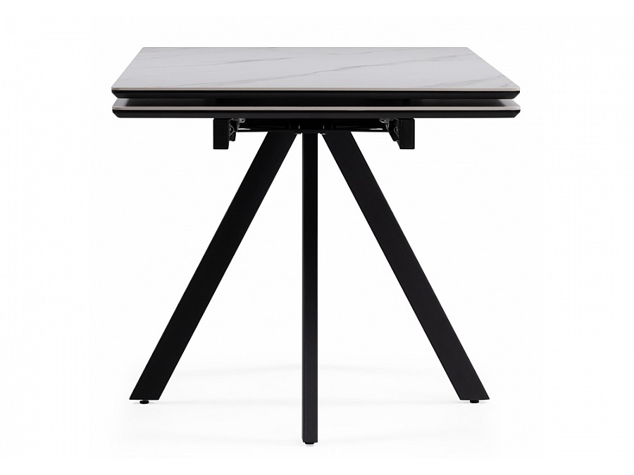 Вилли 140(200)х80 белый мрамор snow white / черный