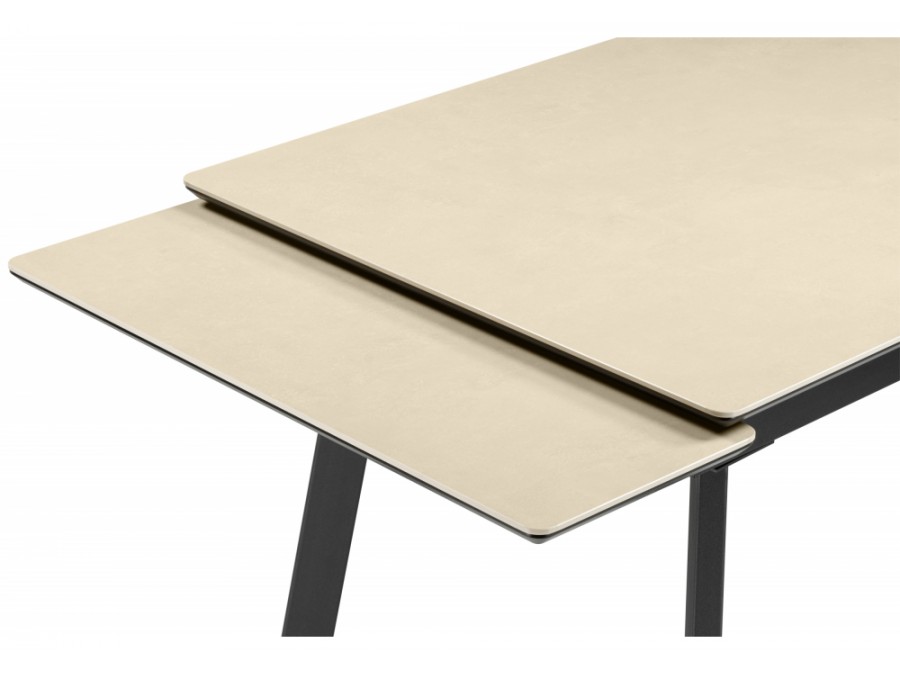 Норман 120(180)х80 okara light yellow / черный