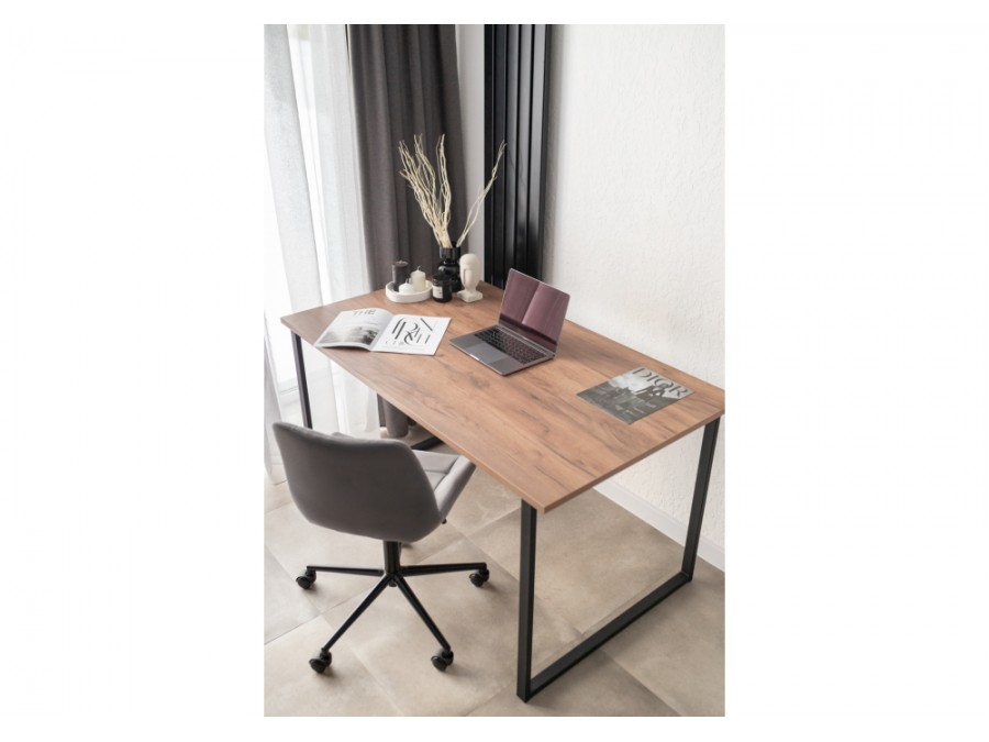 Лиман 140 х 80 дуб крафт табачный / черный матовый