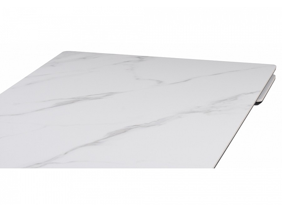 Вилли 140(200)х80 белый мрамор snow white / черный
