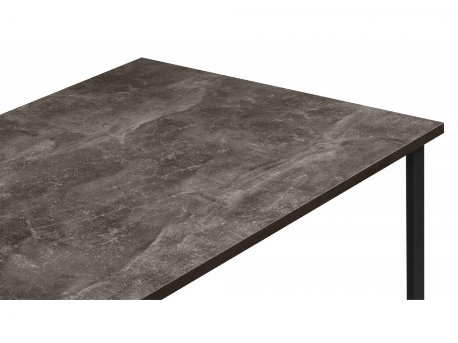 Лиман 117 х 77 бетон темный / черный матовый