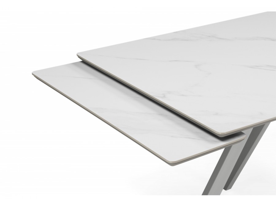 Вилли 140(200)х80 белый мрамор snow white / серый