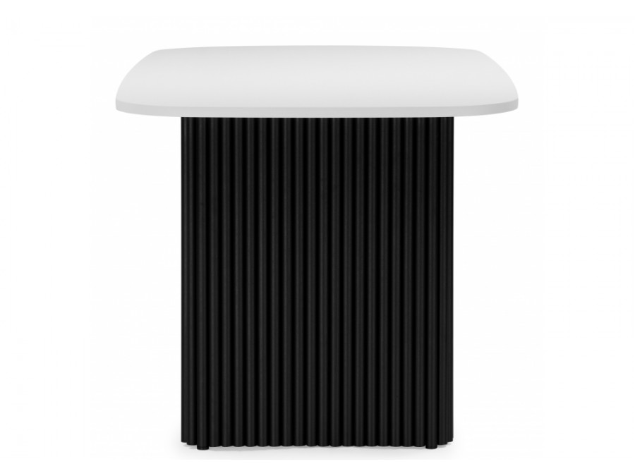 Бавария B 180 х 90 белая пленка шагрень / черный