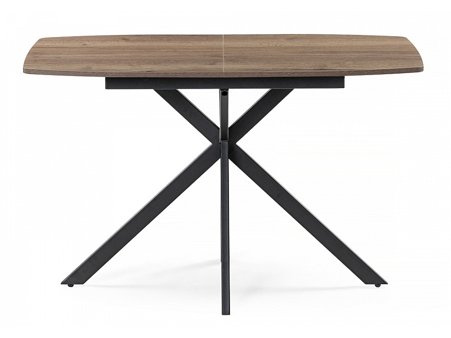 Стол деревянный Тамаса 120(150)х70х76 дуб галифакс табак / черный