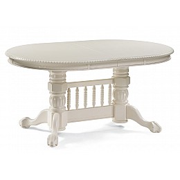 Стол деревянный Кантри 160(200-240)х107х78 слоновая кость