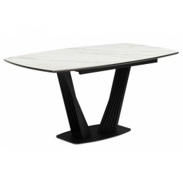 Вейл 160(205)х89 gilt white / черный