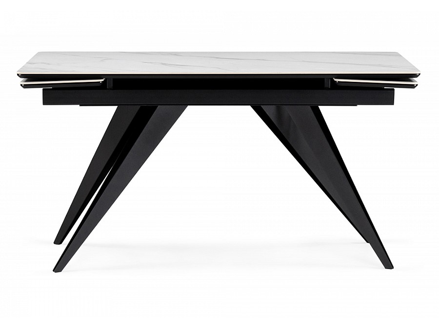 Дарвин 140(200)х80 белый мрамор snow white / черный